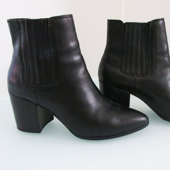 Steve Madden Women's Leather Ankle Boots Size 8M - Picture 3 of 6
